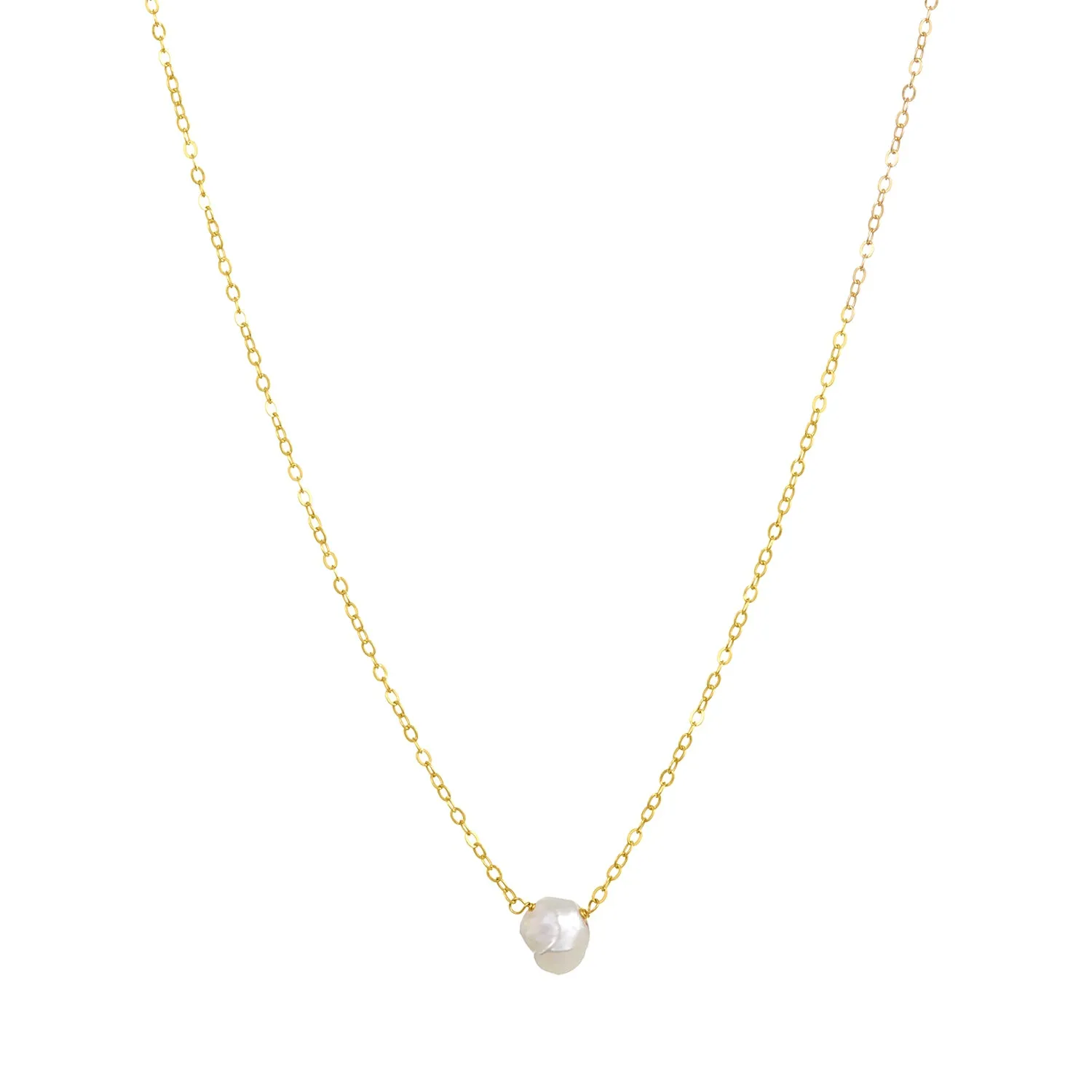 KESHI PEARL NECKLACE GOLD sold by FYB JEWELRY