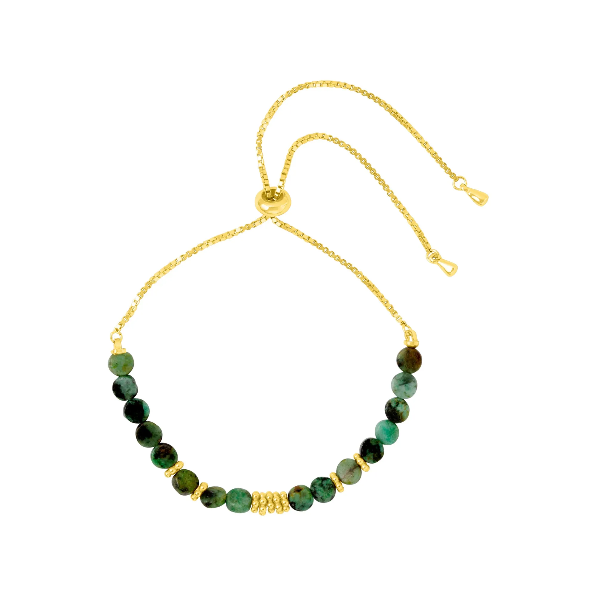 TURQUOISE KISMET BRACELET GOLD sold by FYB JEWELRY