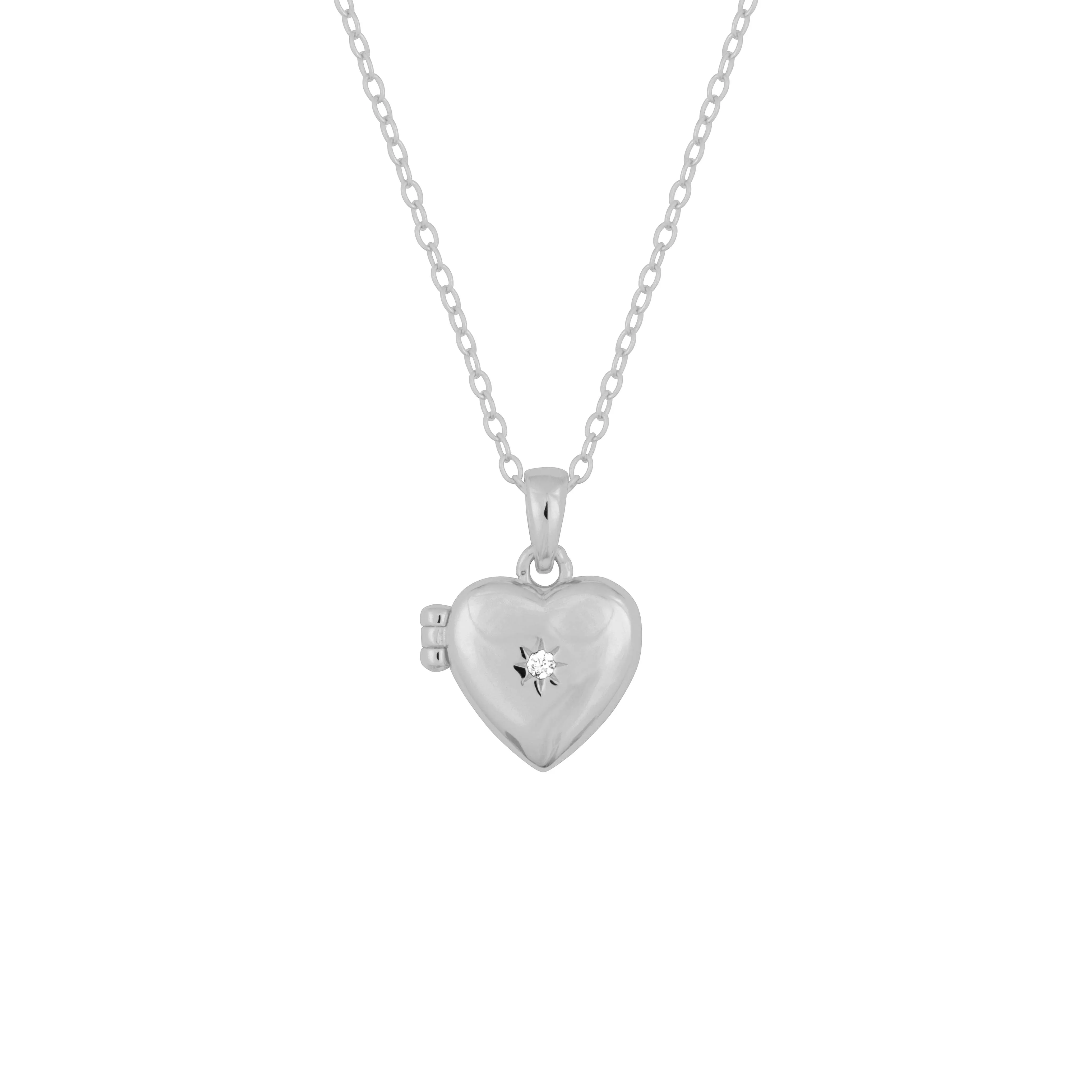 HEIRLOOM HEART LOCKET SILVER sold by FYB JEWELRY