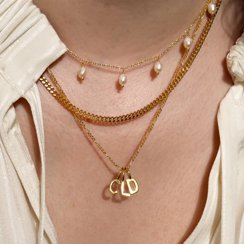 PERSONALIZED HEIRLOOM INITIAL NECKLACE sold by FYB JEWELRY
