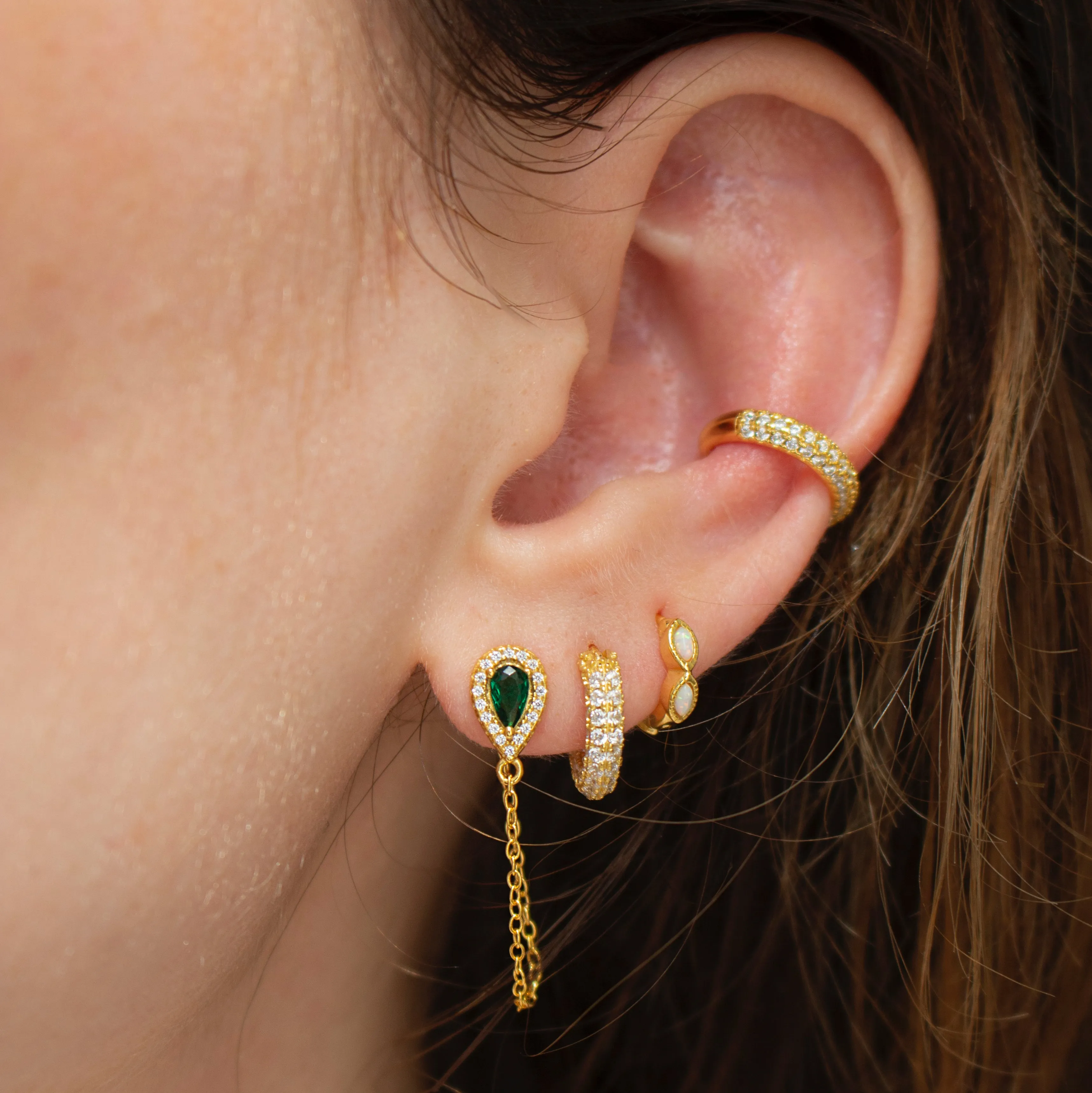 TORY EAR CUFF GOLD sold by FYB JEWELRY product image thumbnail 2