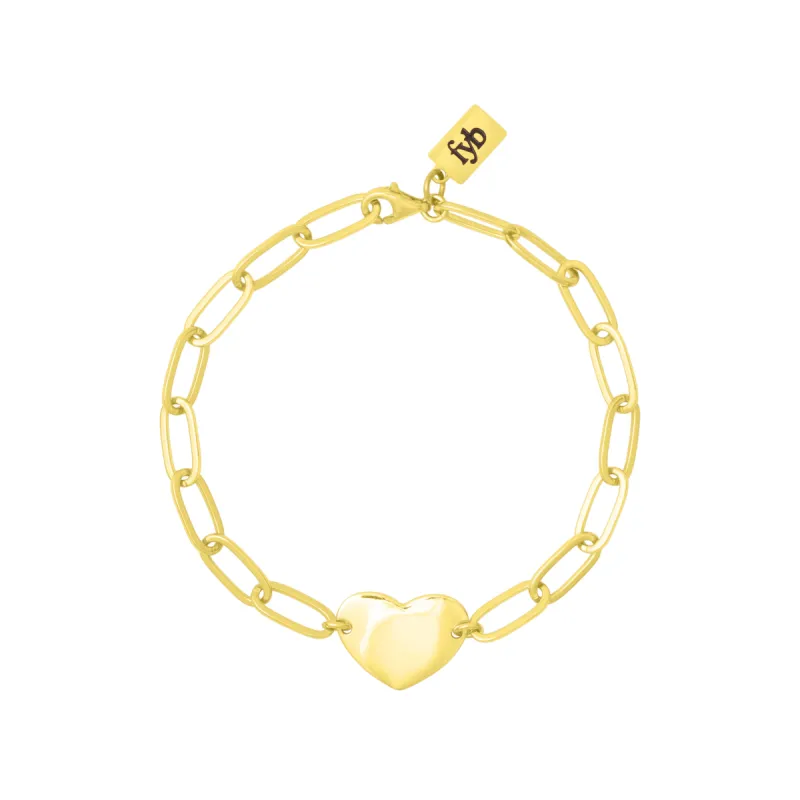 LOVE CHAIN BRACELET GOLD sold by FYB JEWELRY
