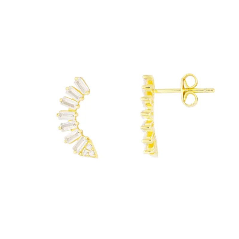SIERA STUDS GOLD sold by FYB JEWELRY