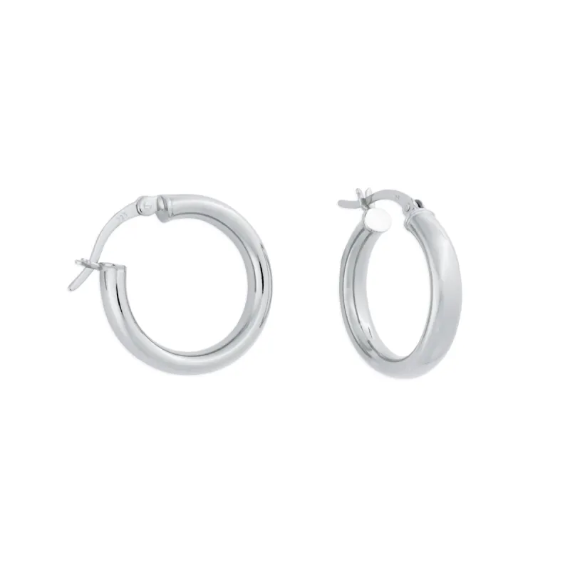 ISLA HOOPS SILVER sold by FYB JEWELRY