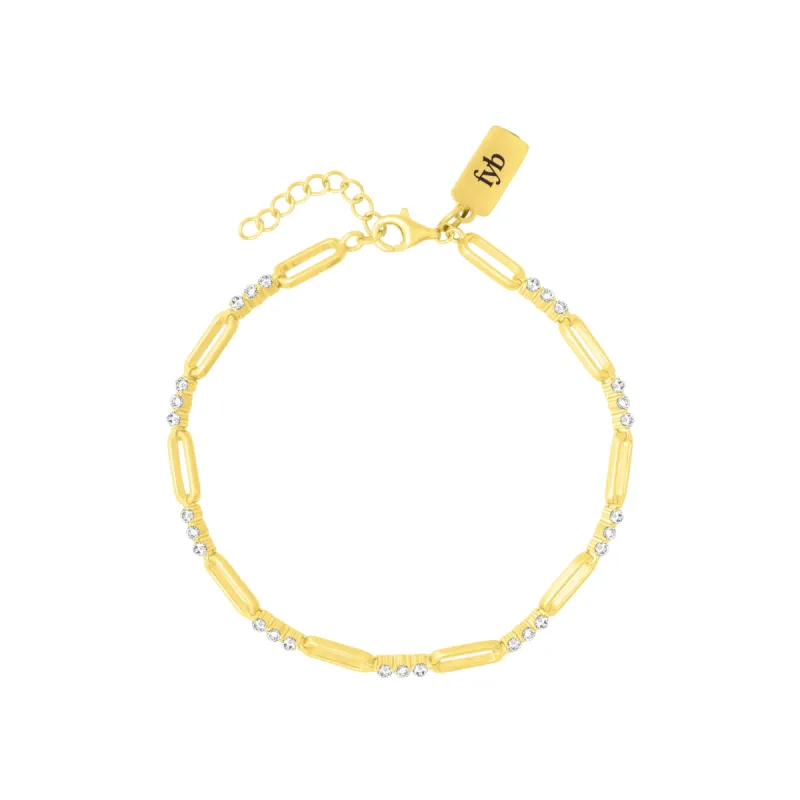 SOLEIL CHAIN BRACELET GOLD sold by FYB JEWELRY