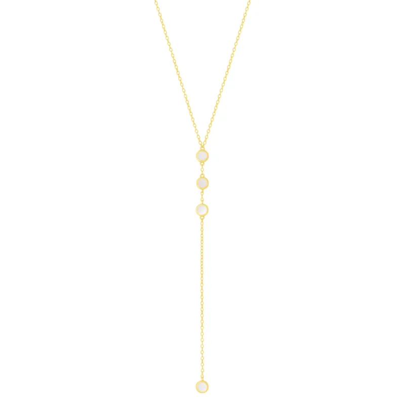 REN LARIAT NECKLACE GOLD sold by FYB JEWELRY