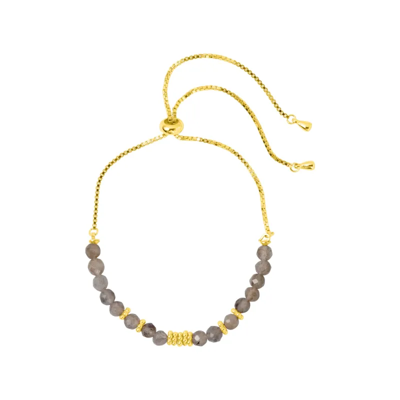 LABRADORITE KISMET BRACELET GOLD sold by FYB JEWELRY