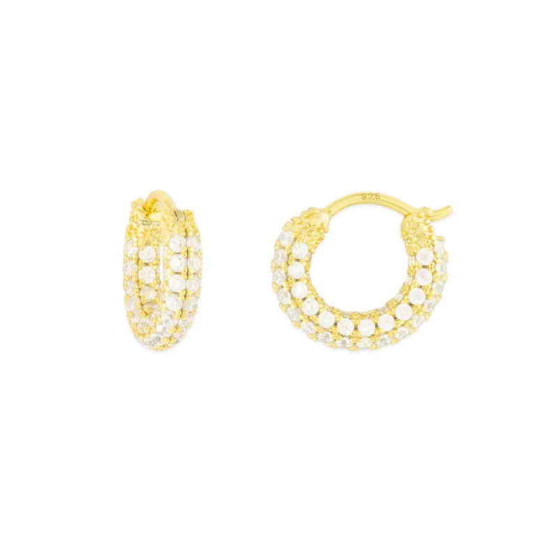 GENI CZ HUGGIES GOLD sold by FYB JEWELRY