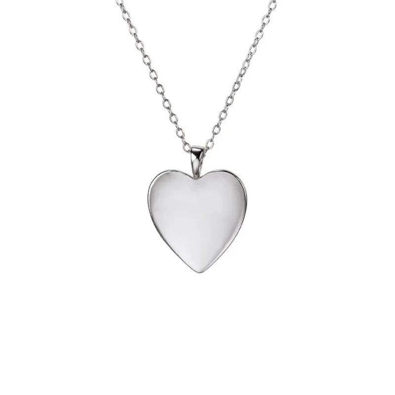 SWEETHEART PENDANT NECKLACE SILVER sold by FYB JEWELRY
