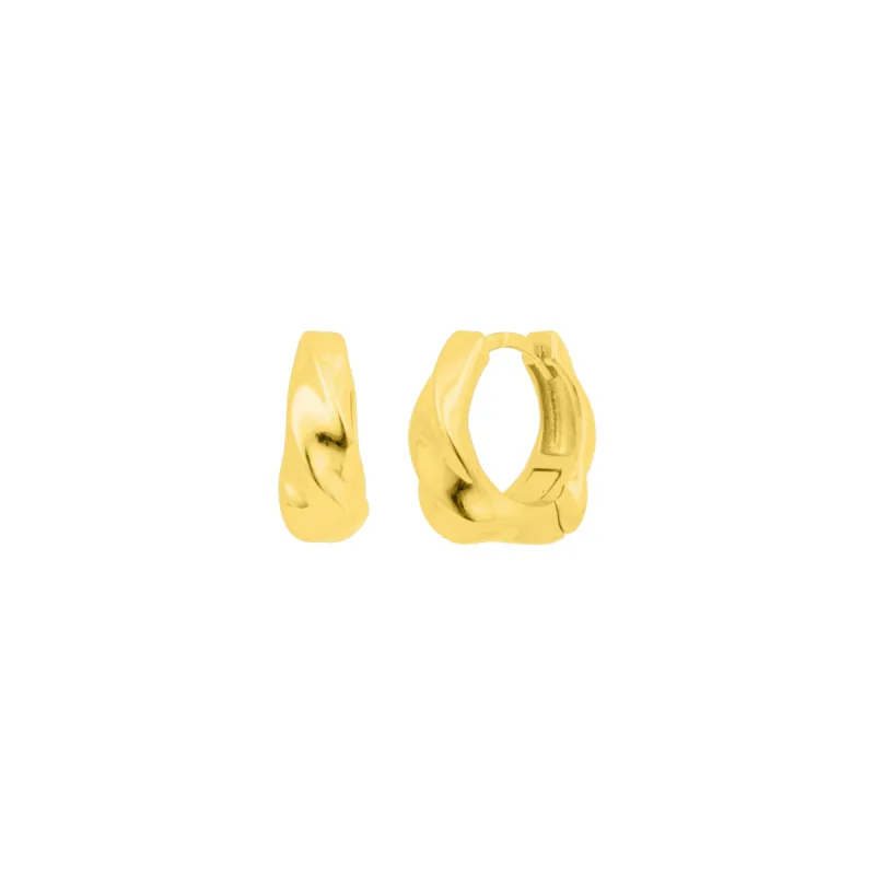 FREYA TWIST HUGGIES GOLD sold by FYB JEWELRY