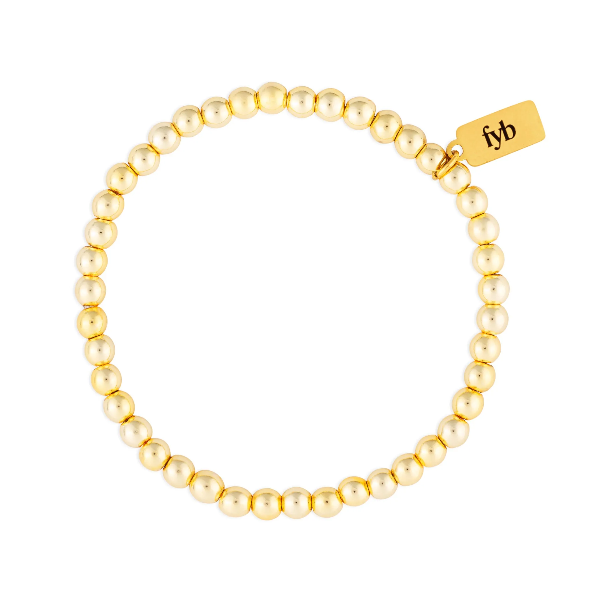 GOLD STAPLE BRACELET sold by FYB JEWELRY