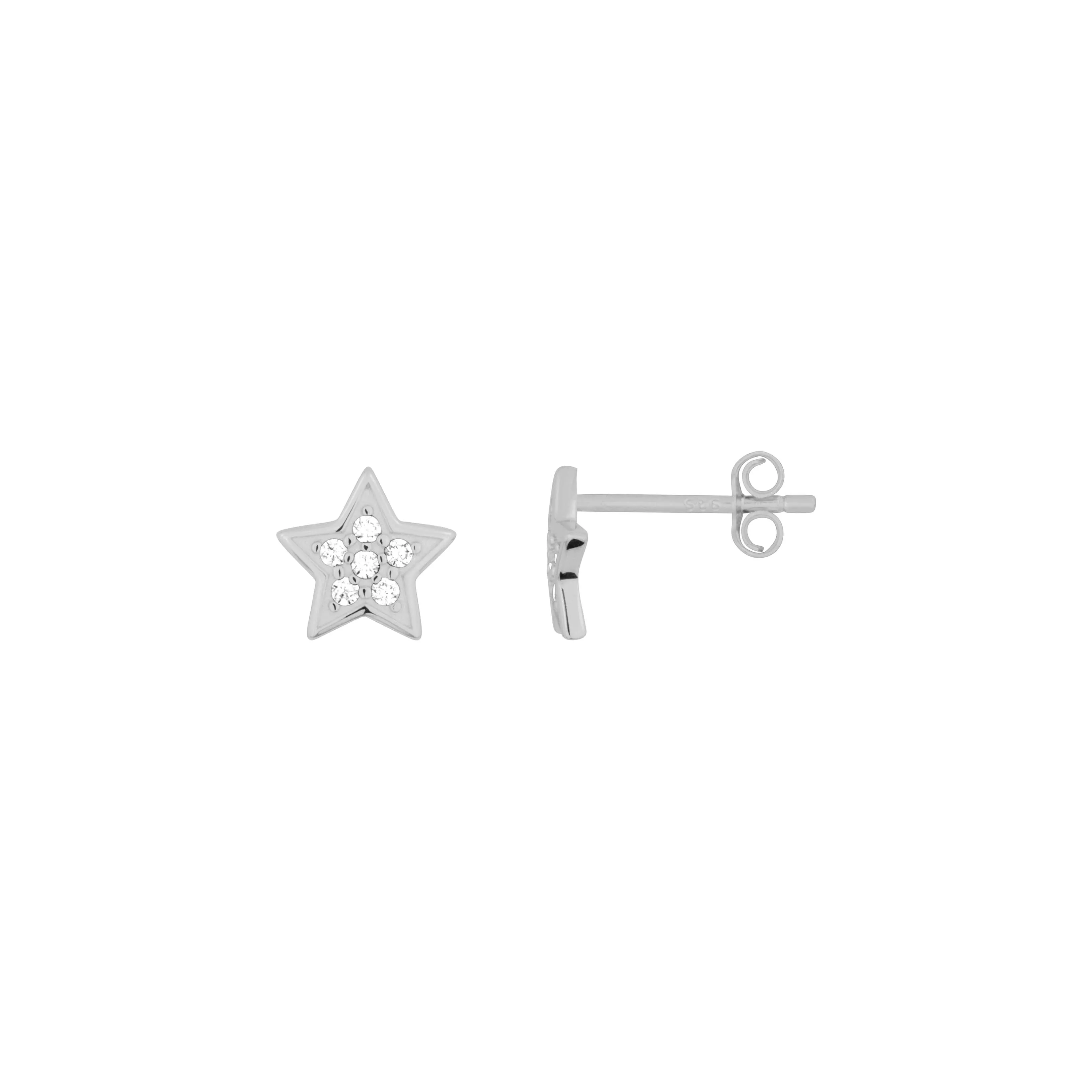 STARRY EYED STUDS SILVER sold by FYB JEWELRY