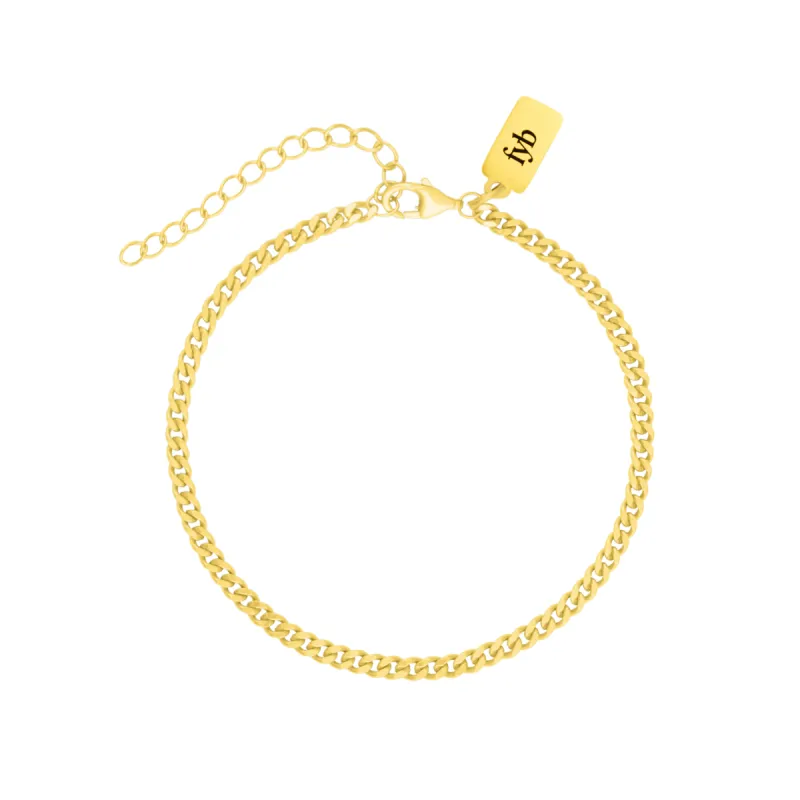 DANI CHAIN BRACELET GOLD sold by FYB JEWELRY