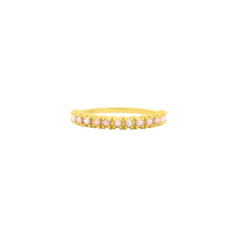 OPAL STACKING BAND GOLD sold by FYB JEWELRY