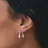 MARIGOLD HOOPS SILVER sold by FYB JEWELRY