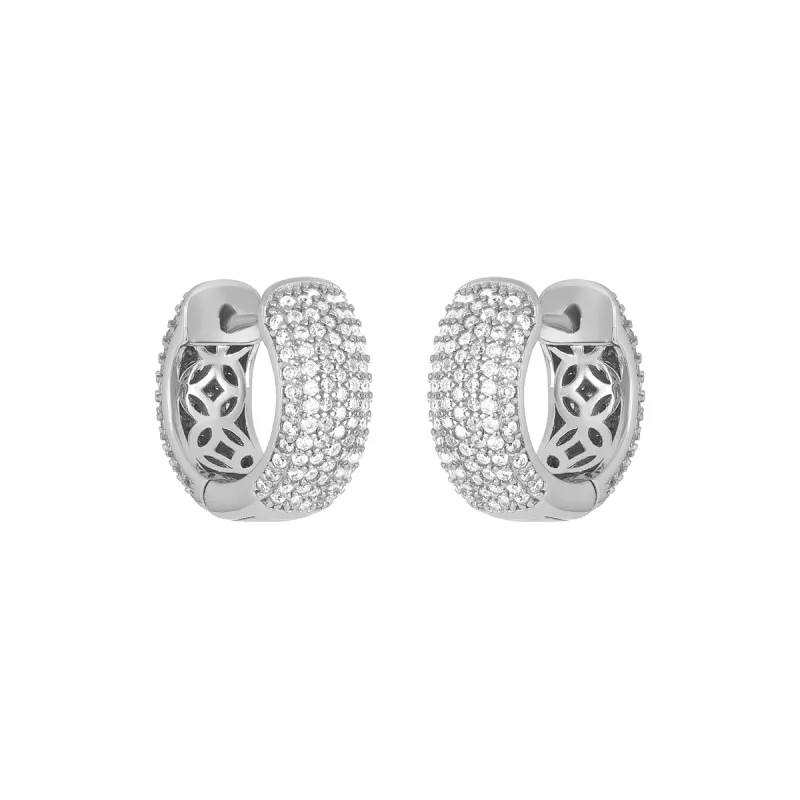 INEZ HUGGIES SILVER sold by FYB JEWELRY