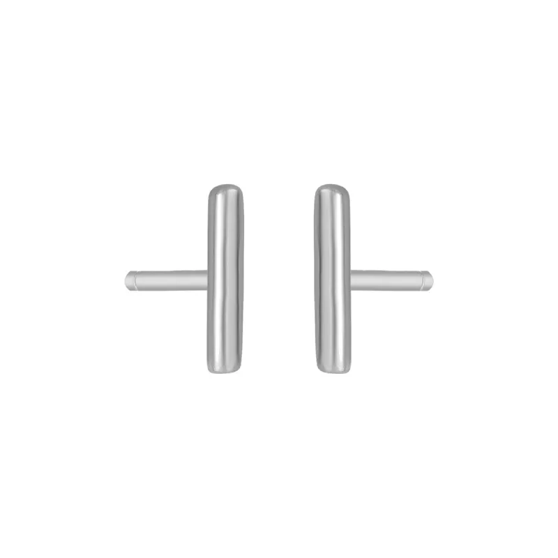 LOTTIE BAR STUDS SILVER sold by FYB JEWELRY