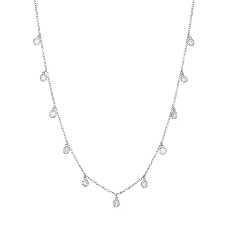 SABRINA SHAKER NECKLACE SILVER sold by FYB JEWELRY