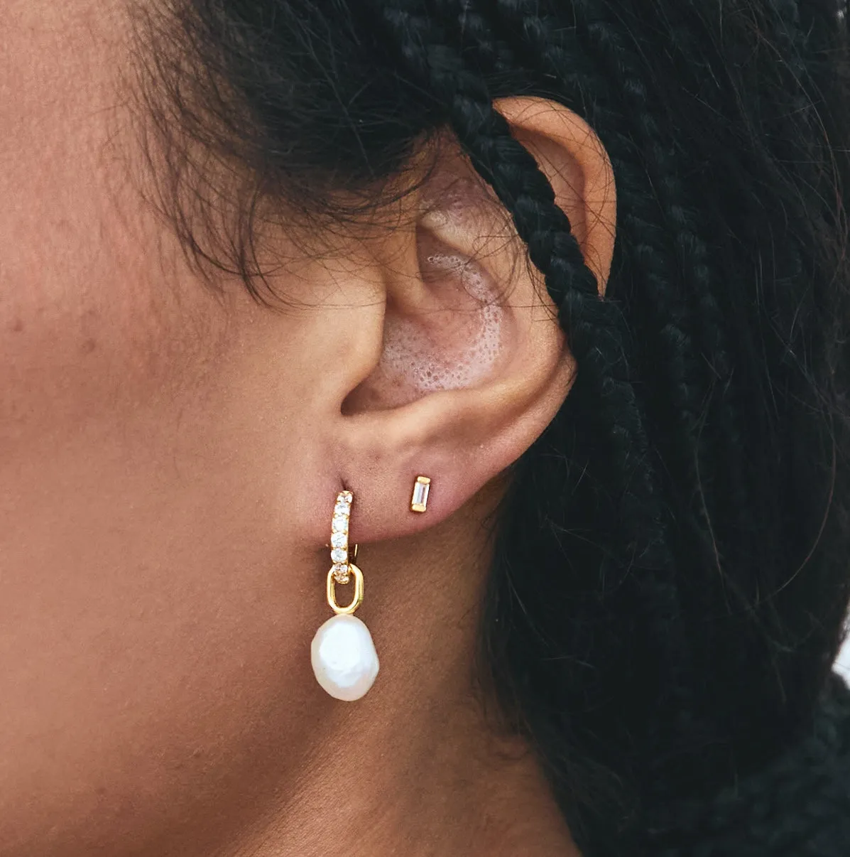 ADA STUDS GOLD sold by FYB JEWELRY product image thumbnail 2