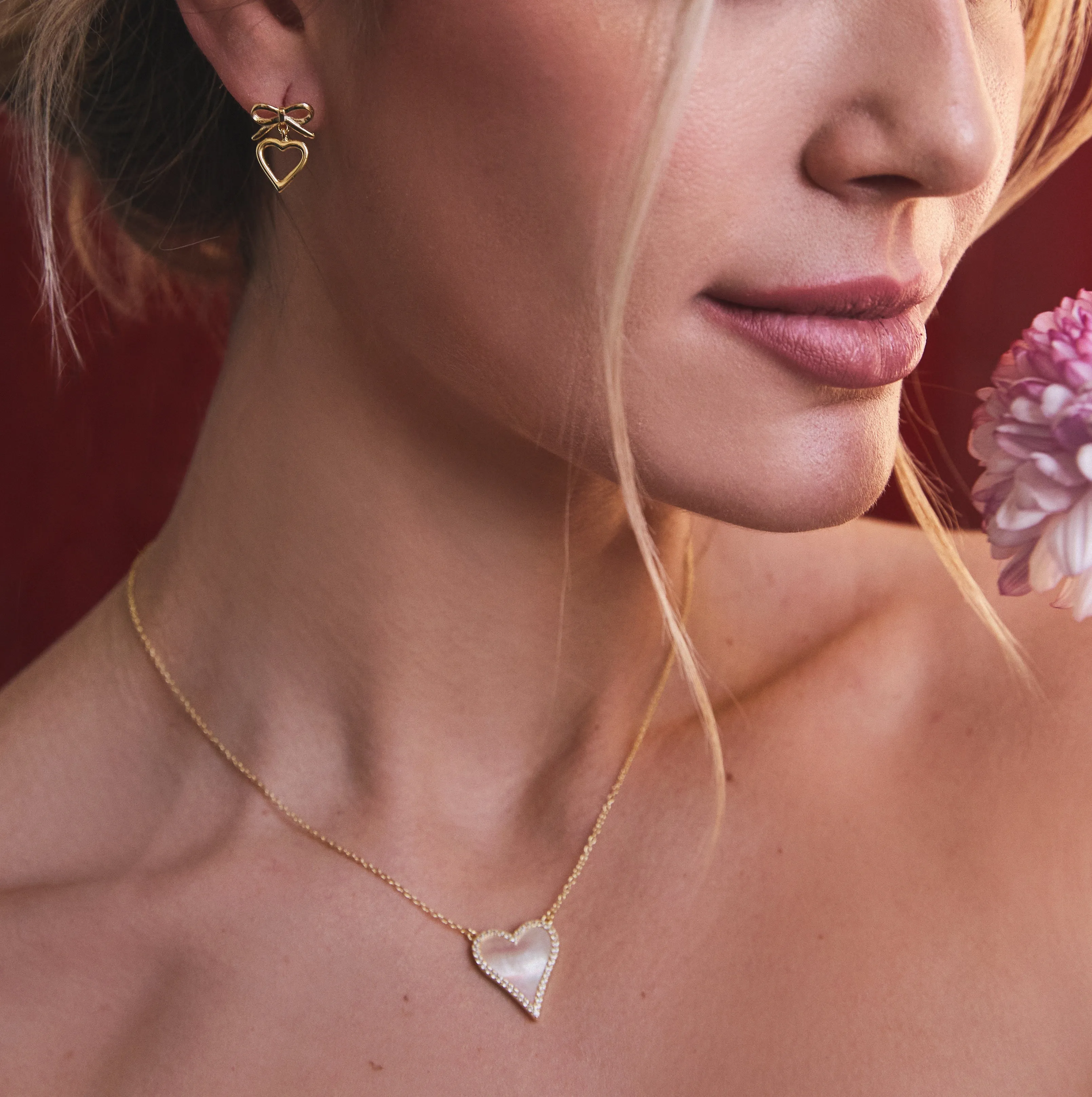 KATIE HEART NECKLACE sold by FYB JEWELRY product image thumbnail 2