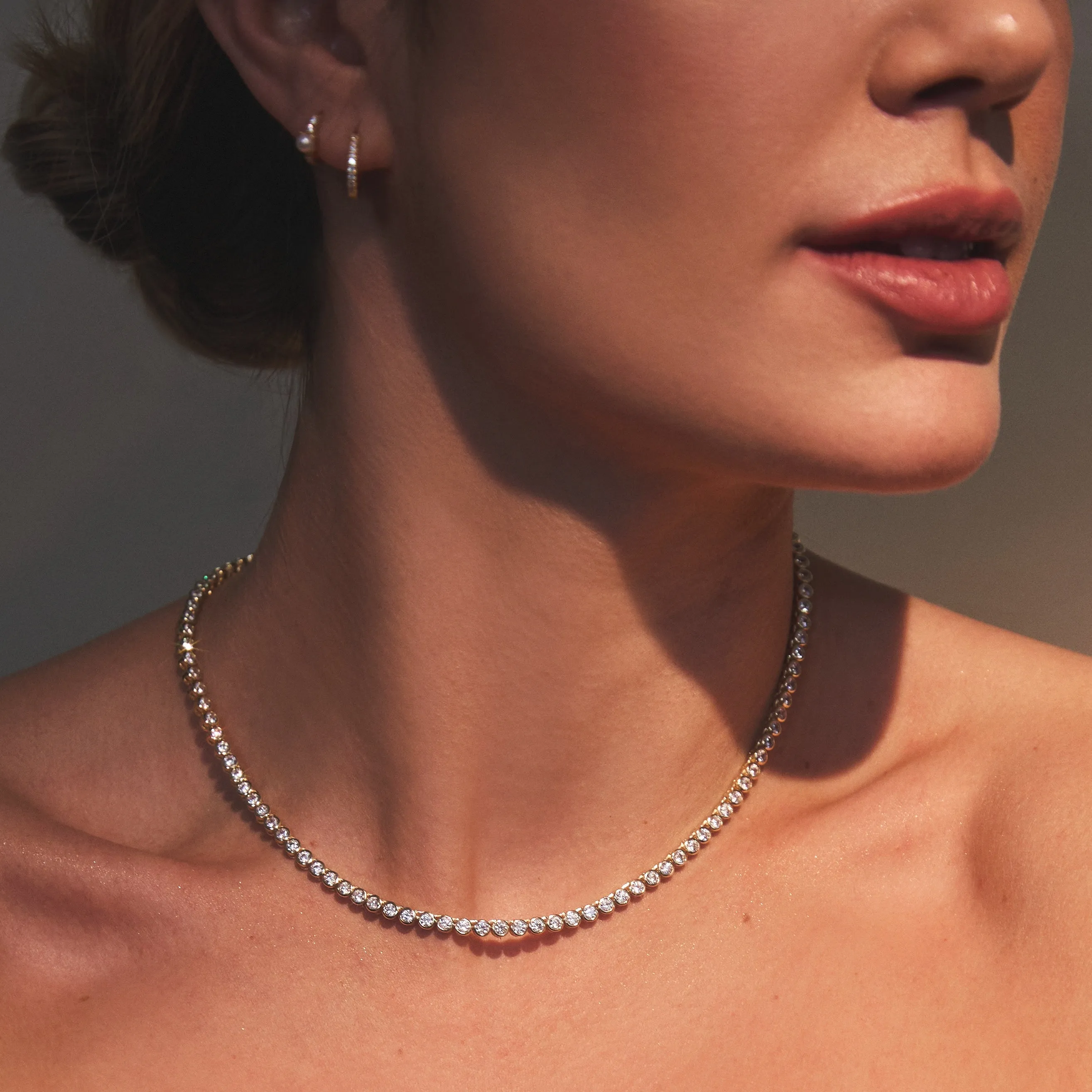 ADELINE TENNIS NECKLACE sold by FYB JEWELRY product image thumbnail 2
