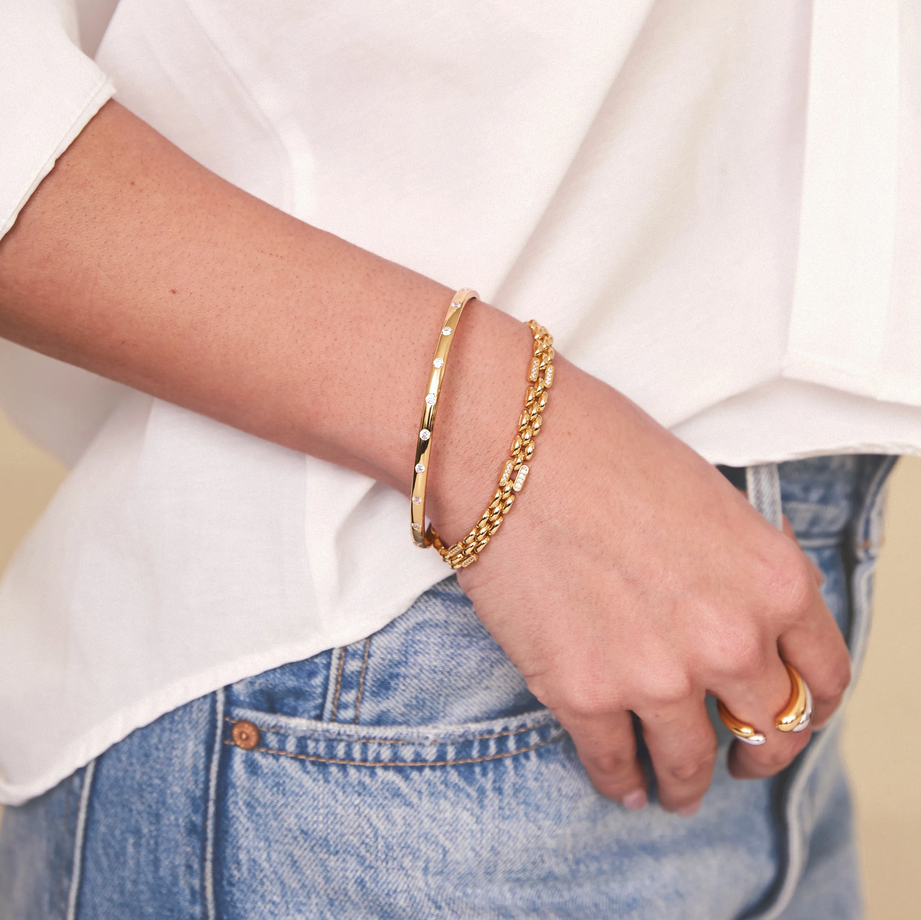 BELEN BANGLE sold by FYB JEWELRY product image thumbnail 2