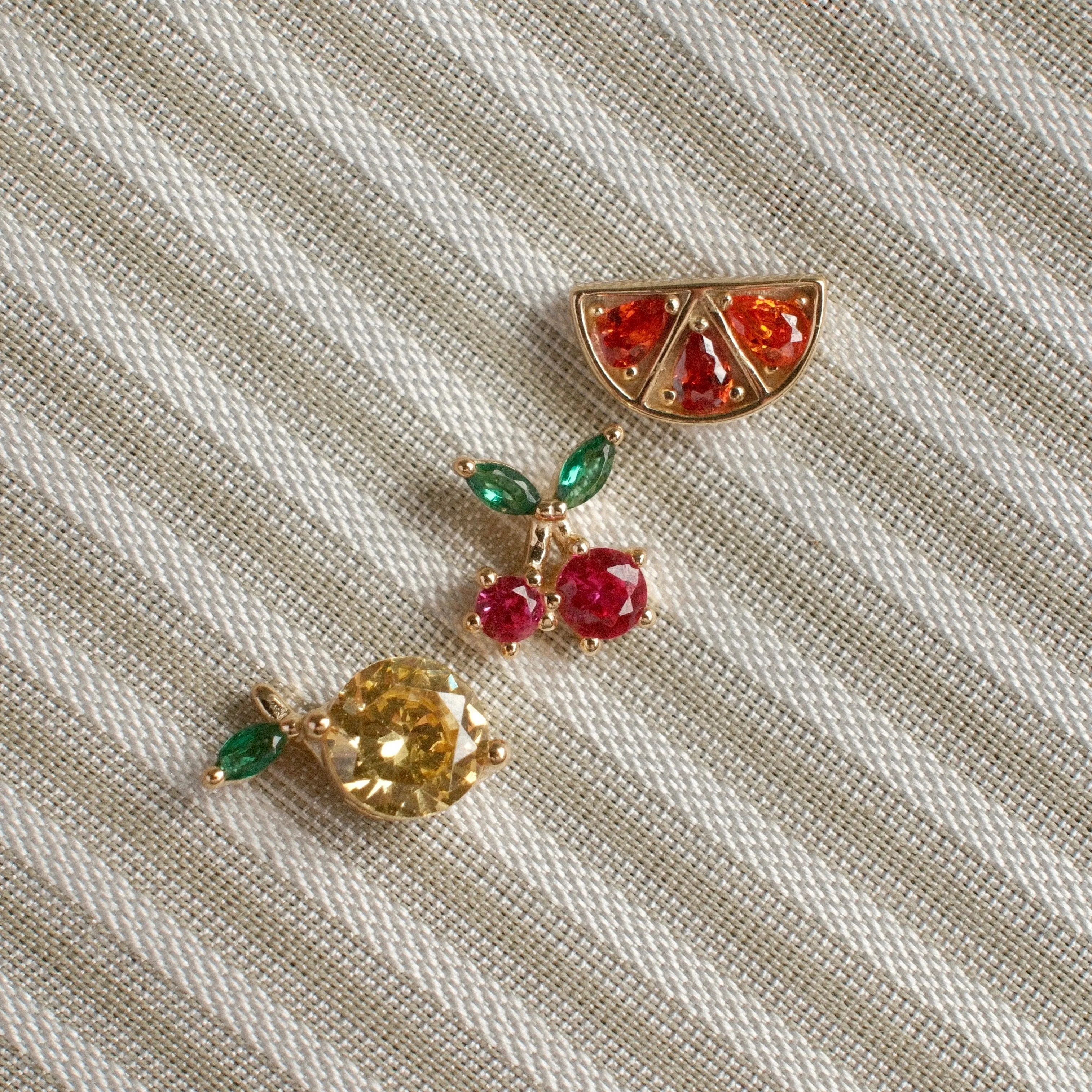 CHERRY STUDS sold by FYB JEWELRY product image thumbnail 3