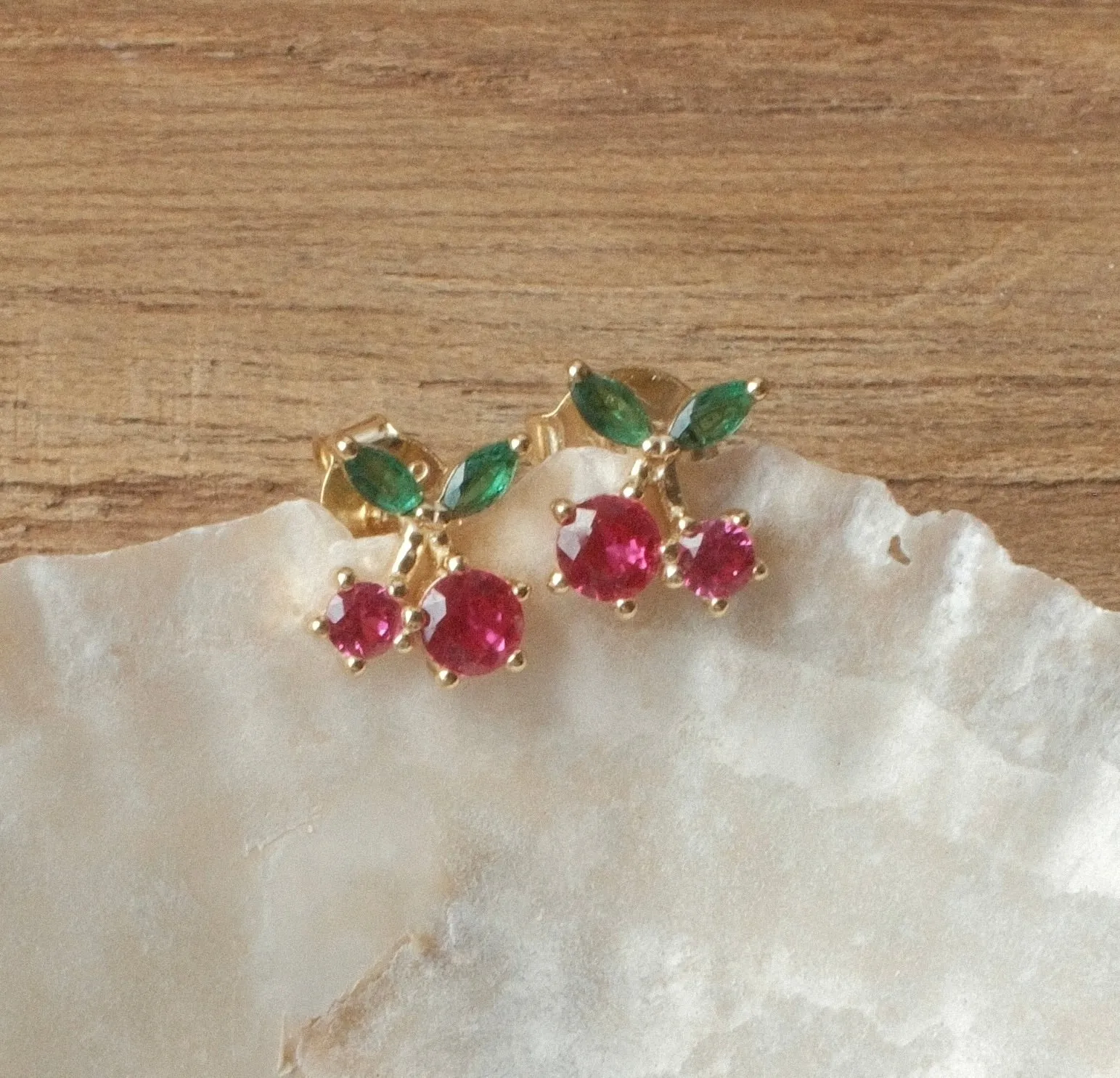 CHERRY STUDS sold by FYB JEWELRY