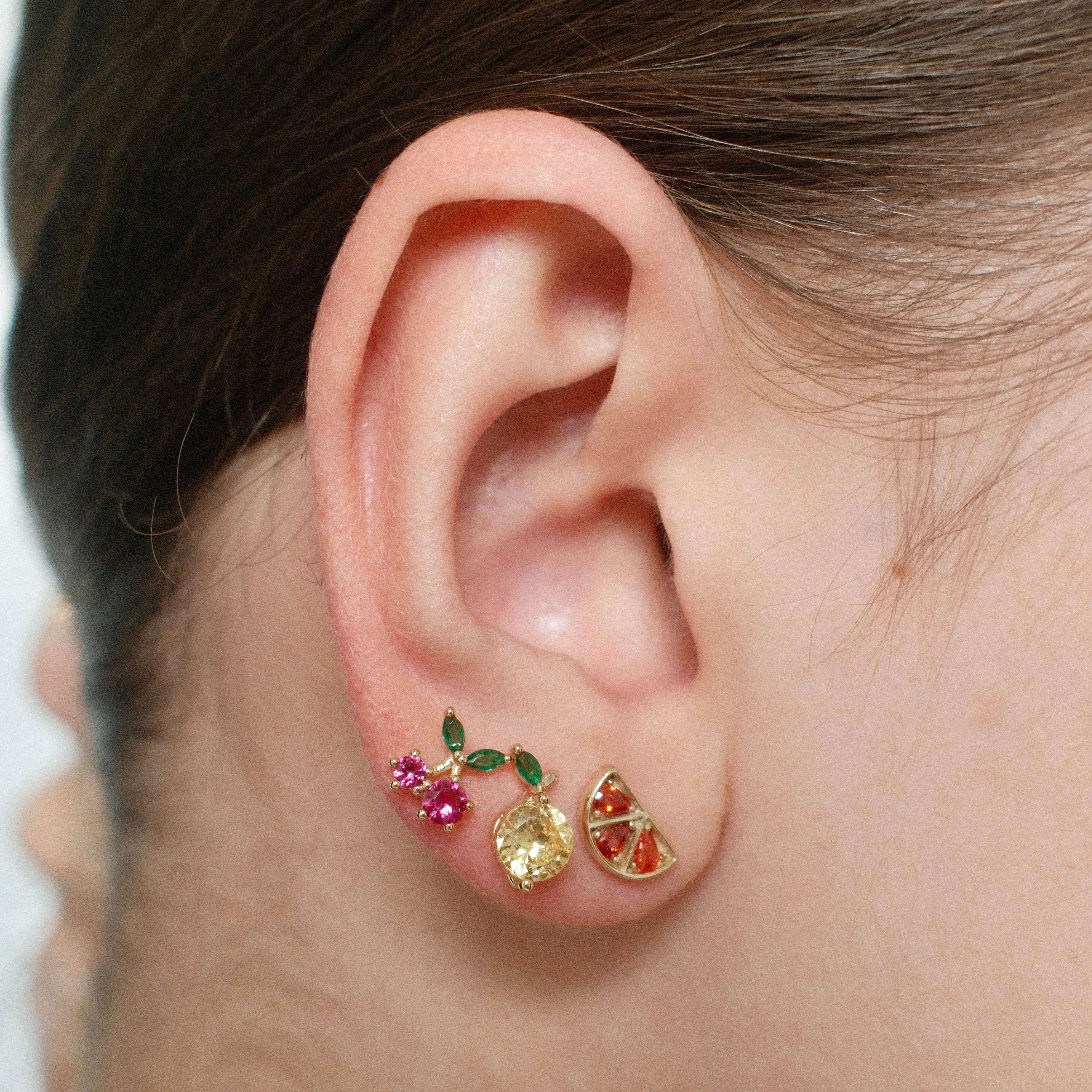 CHERRY STUDS sold by FYB JEWELRY product image thumbnail 2