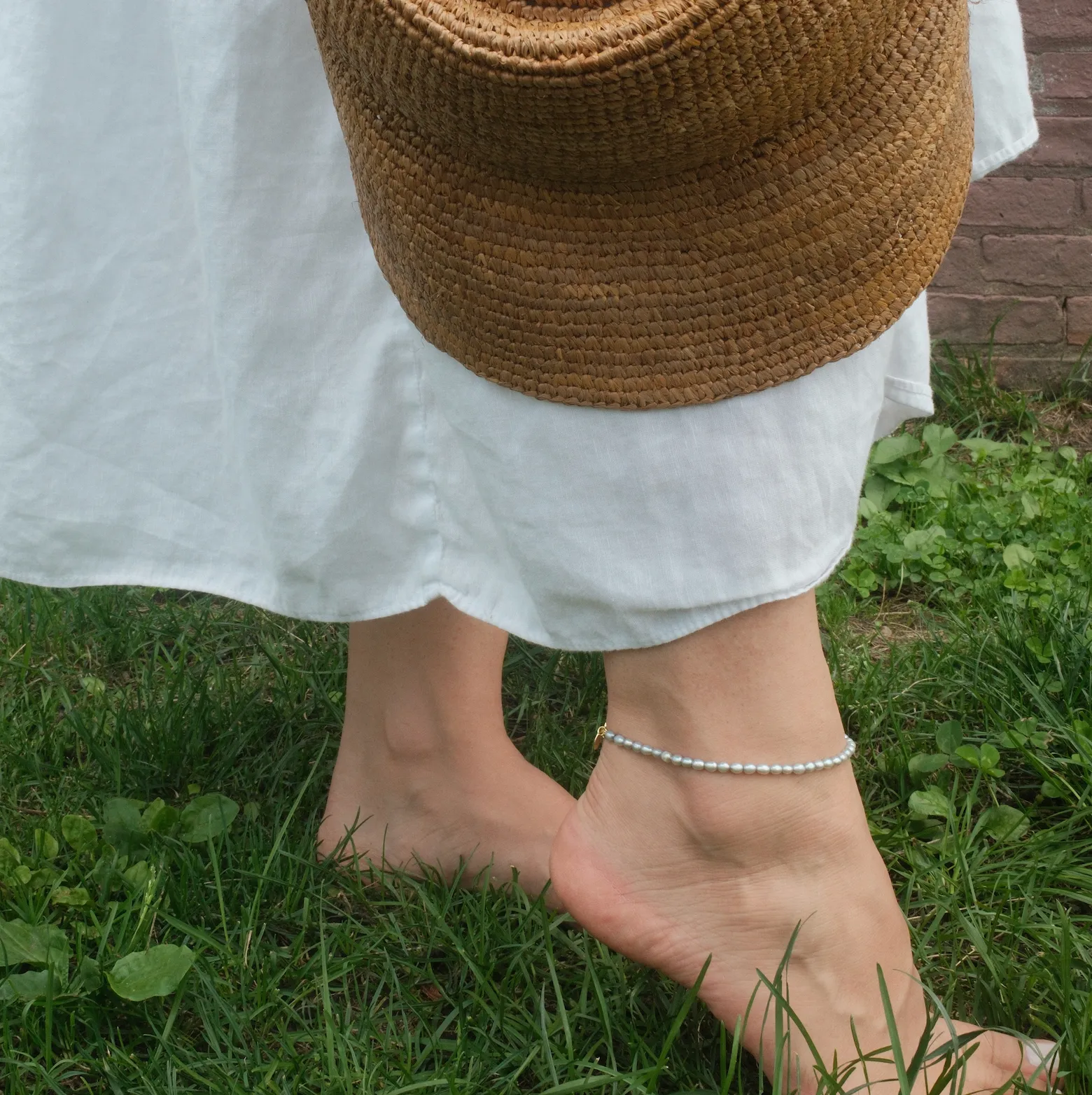 COSETTE PEARL ANKLET sold by FYB JEWELRY