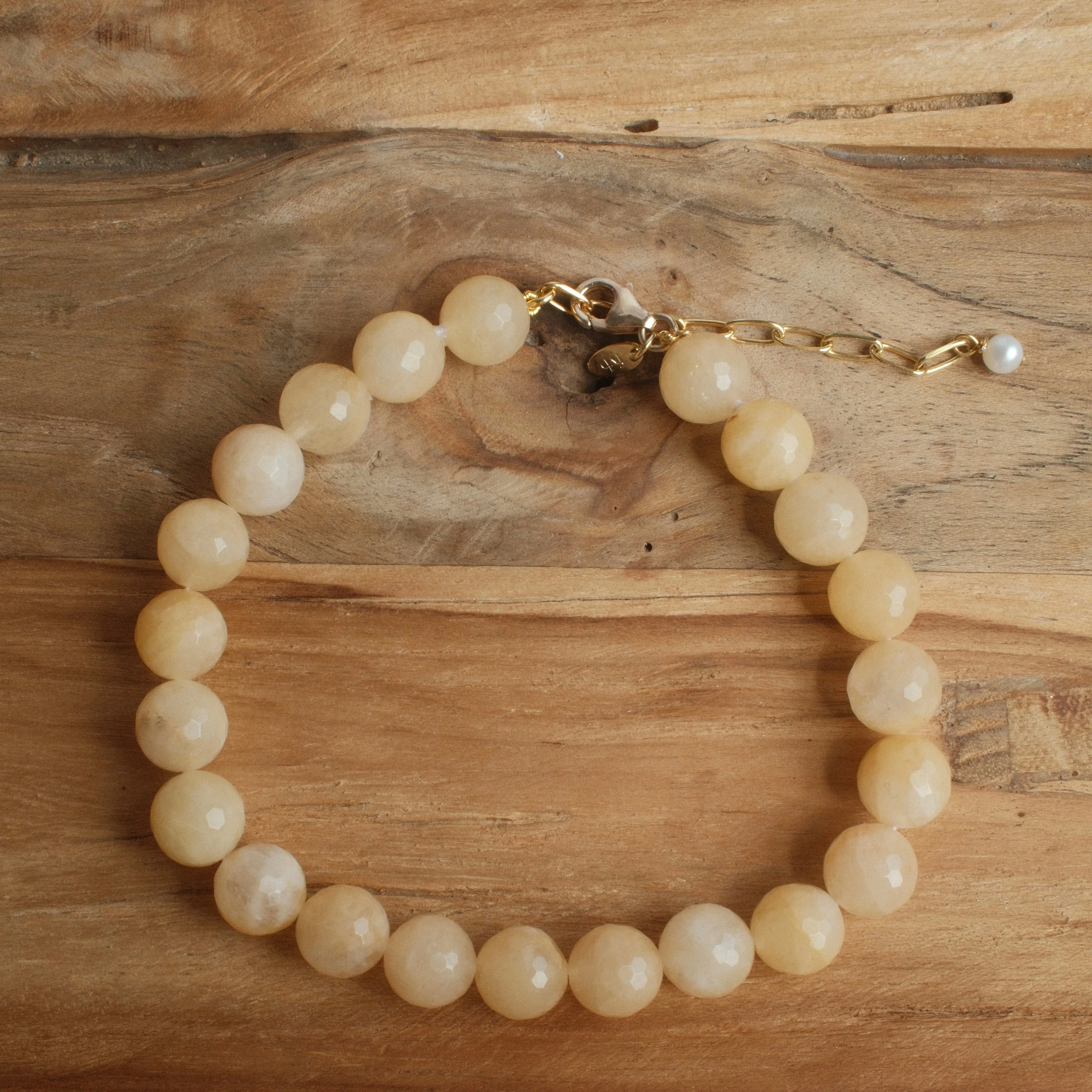 PALOMA ANKLET YELLOW JADE sold by FYB JEWELRY product image thumbnail 2