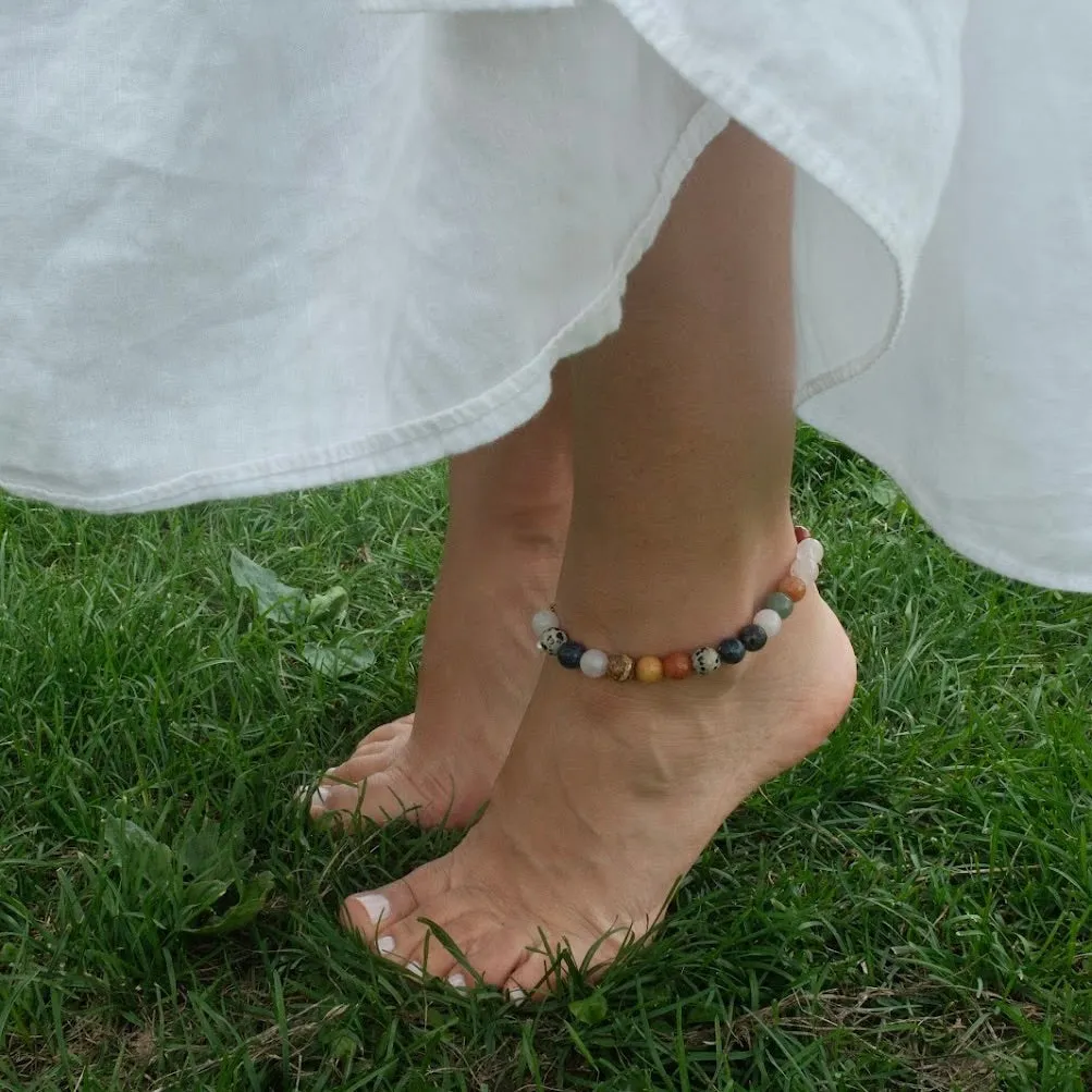 PALOMA ANKLET MULTI STONE sold by FYB JEWELRY