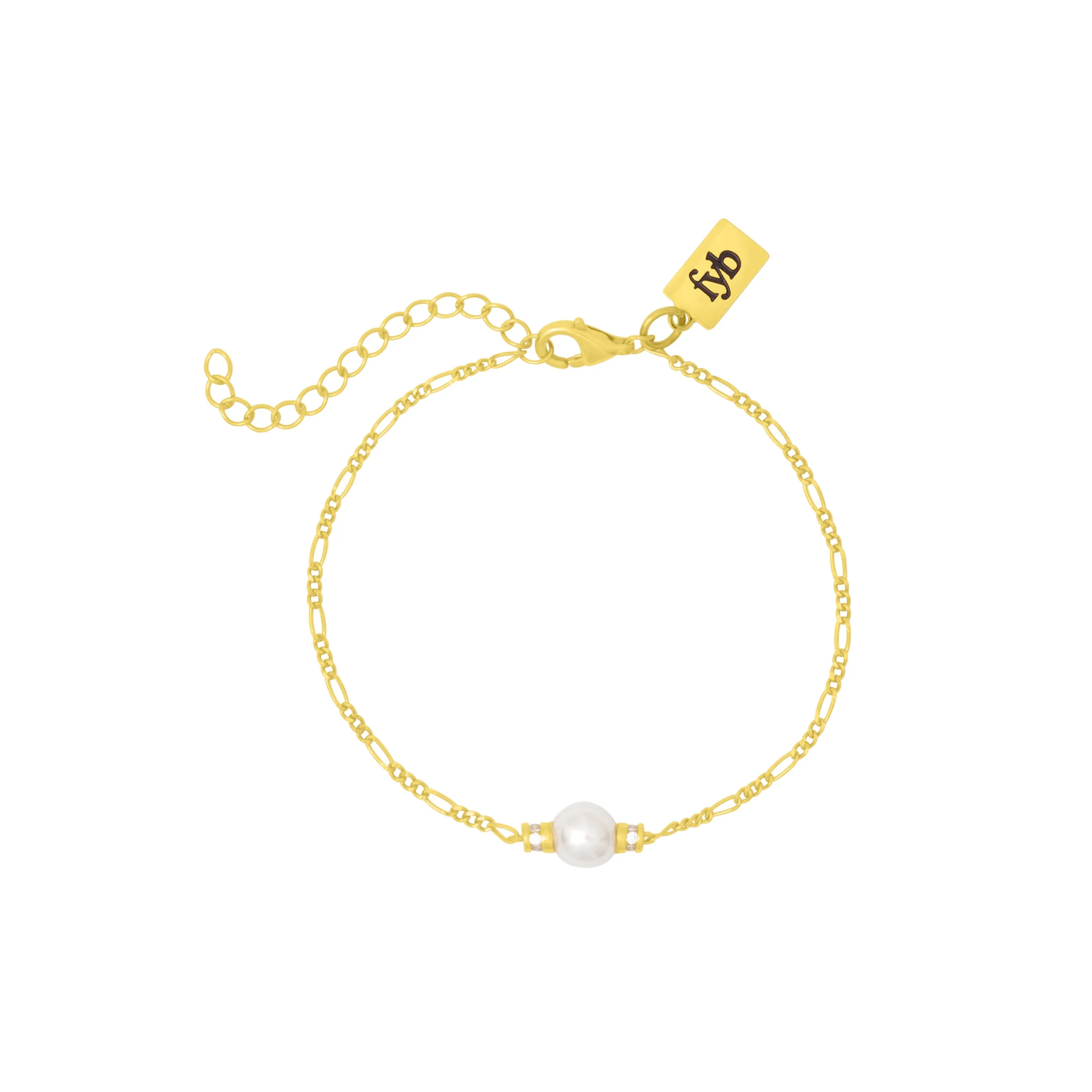 ODETTE PEARL BRACELET GOLD sold by FYB JEWELRY