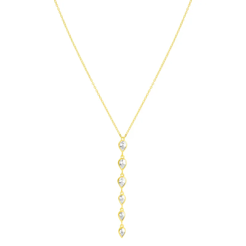 DELILAH PENDANT NECKLACE GOLD sold by FYB JEWELRY