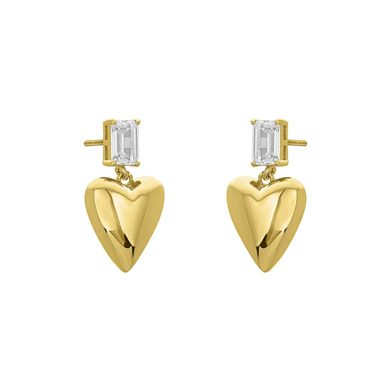 ZOSIA HEART EARRINGS sold by FYB JEWELRY