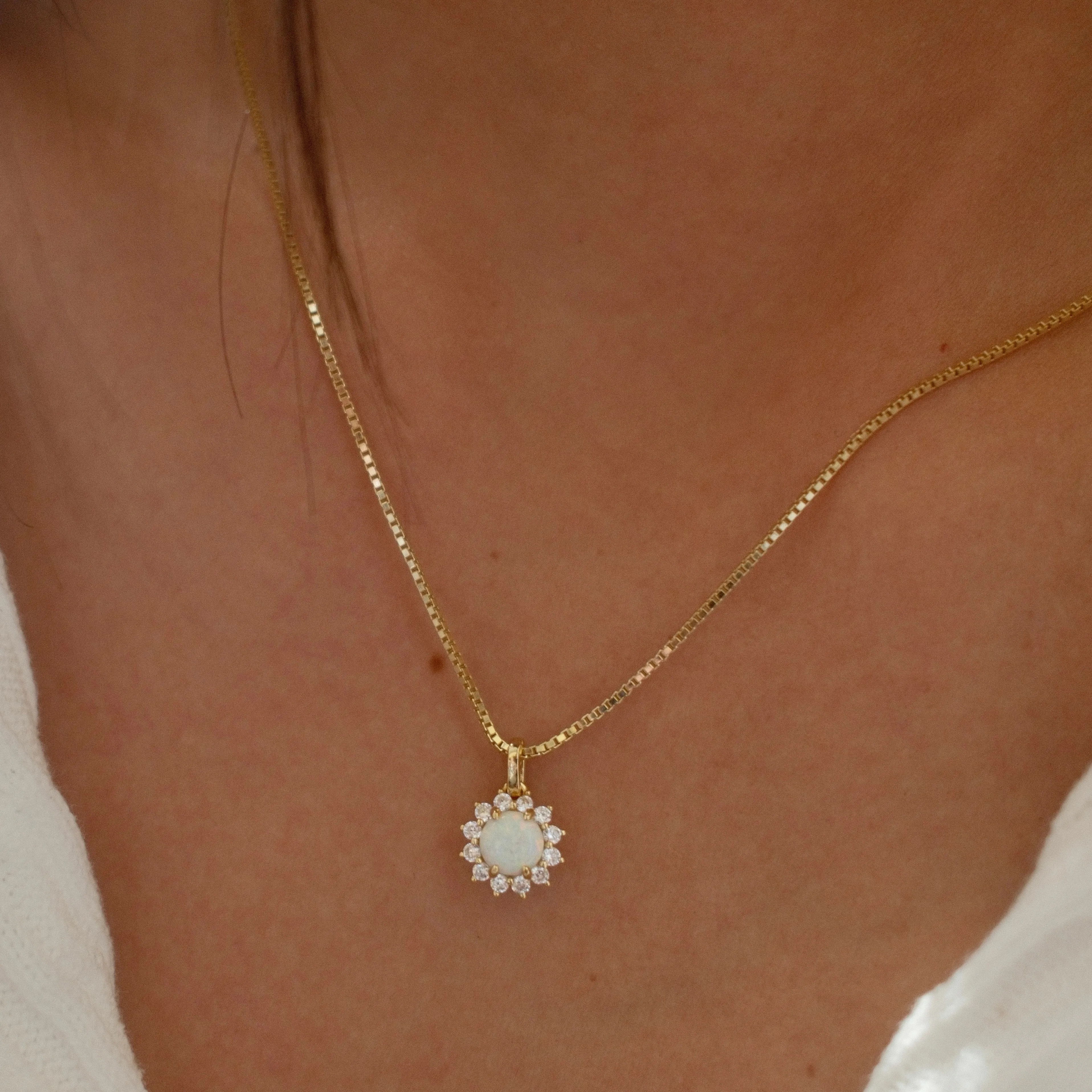 ELARA OPAL NECKLACE sold by FYB JEWELRY product image thumbnail 2