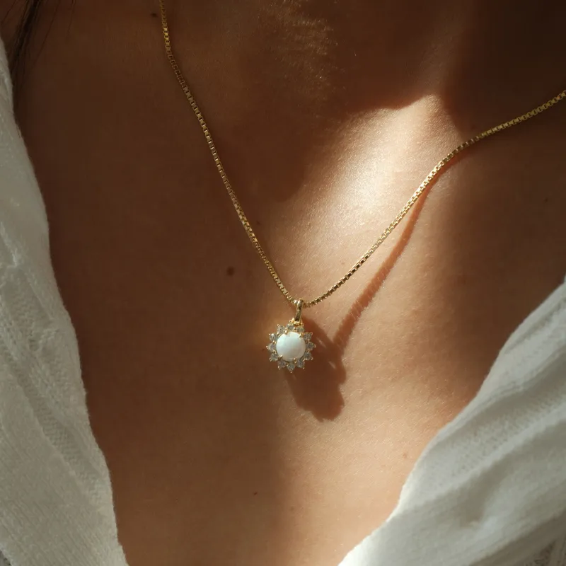 ELARA OPAL NECKLACE sold by FYB JEWELRY