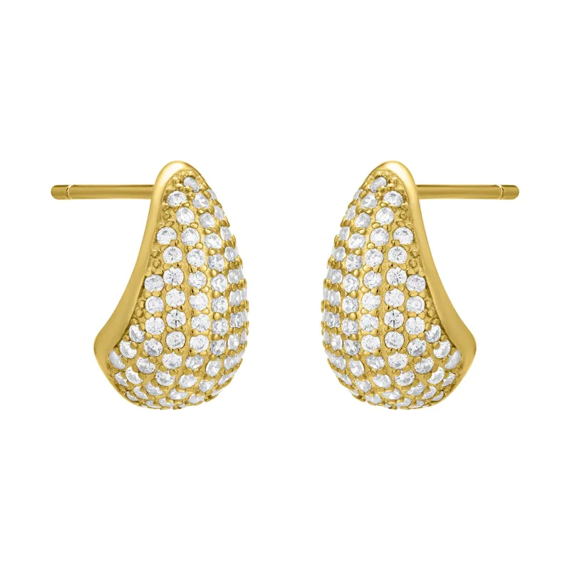 ANISE TEARDROP STUDS sold by FYB JEWELRY