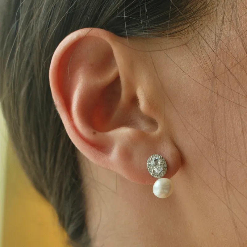 PORTIA PEARL EARRINGS sold by FYB JEWELRY