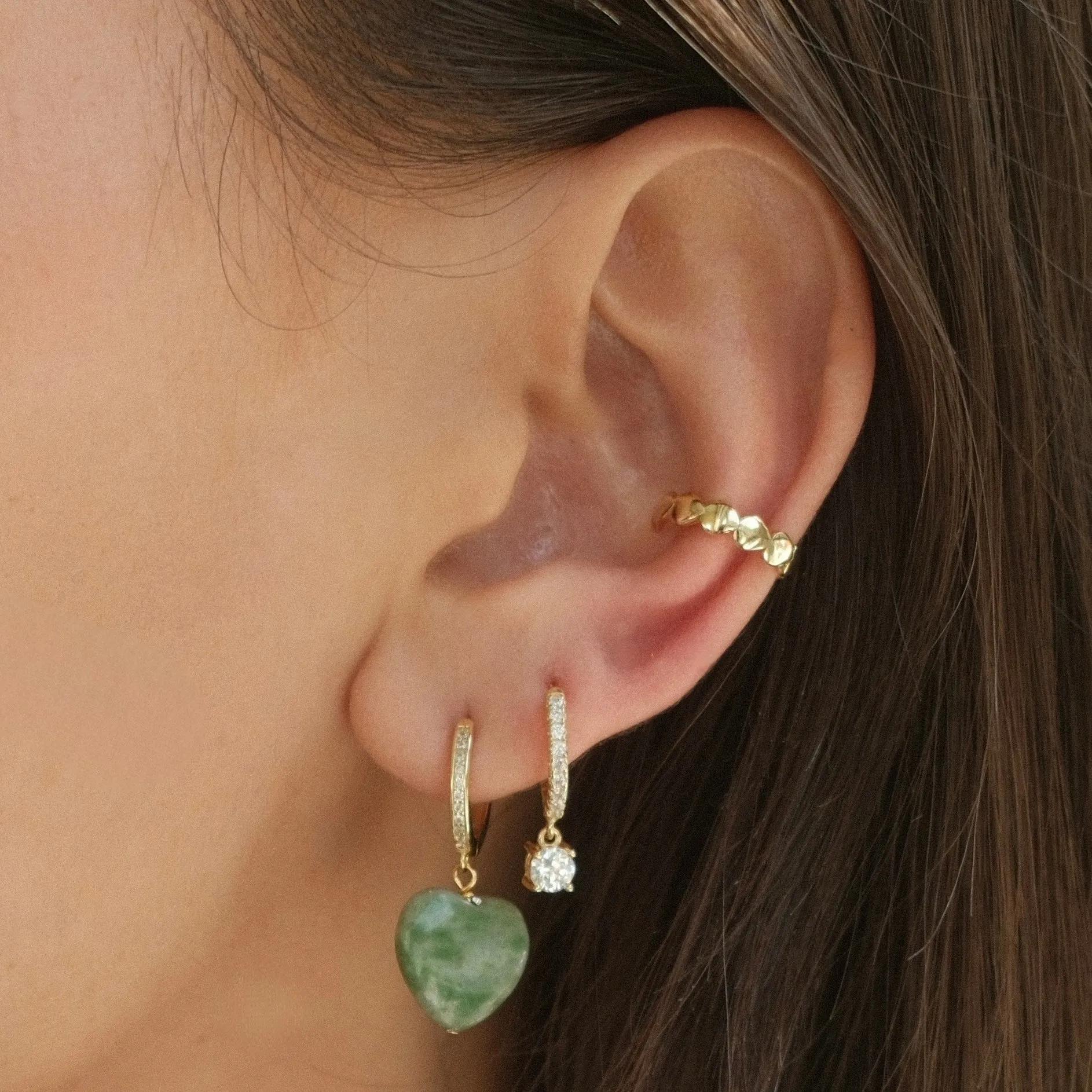 JADE NOA HUGGIES sold by FYB JEWELRY product image thumbnail 2