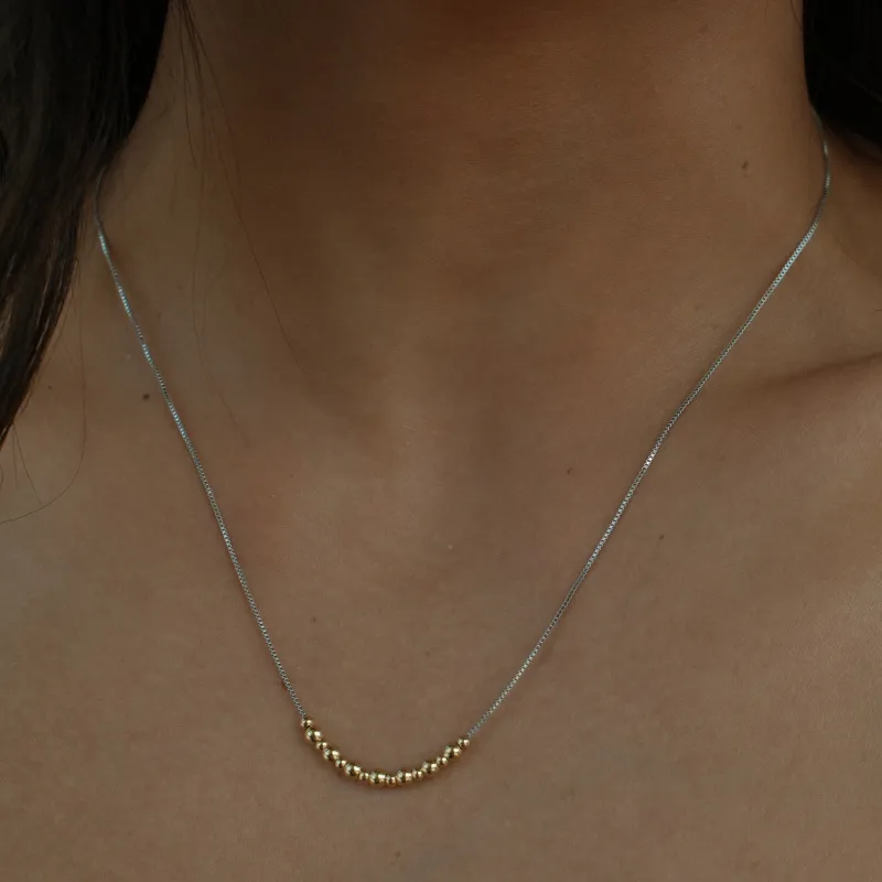 ADDISON MIXED METAL NECKLACE sold by FYB JEWELRY