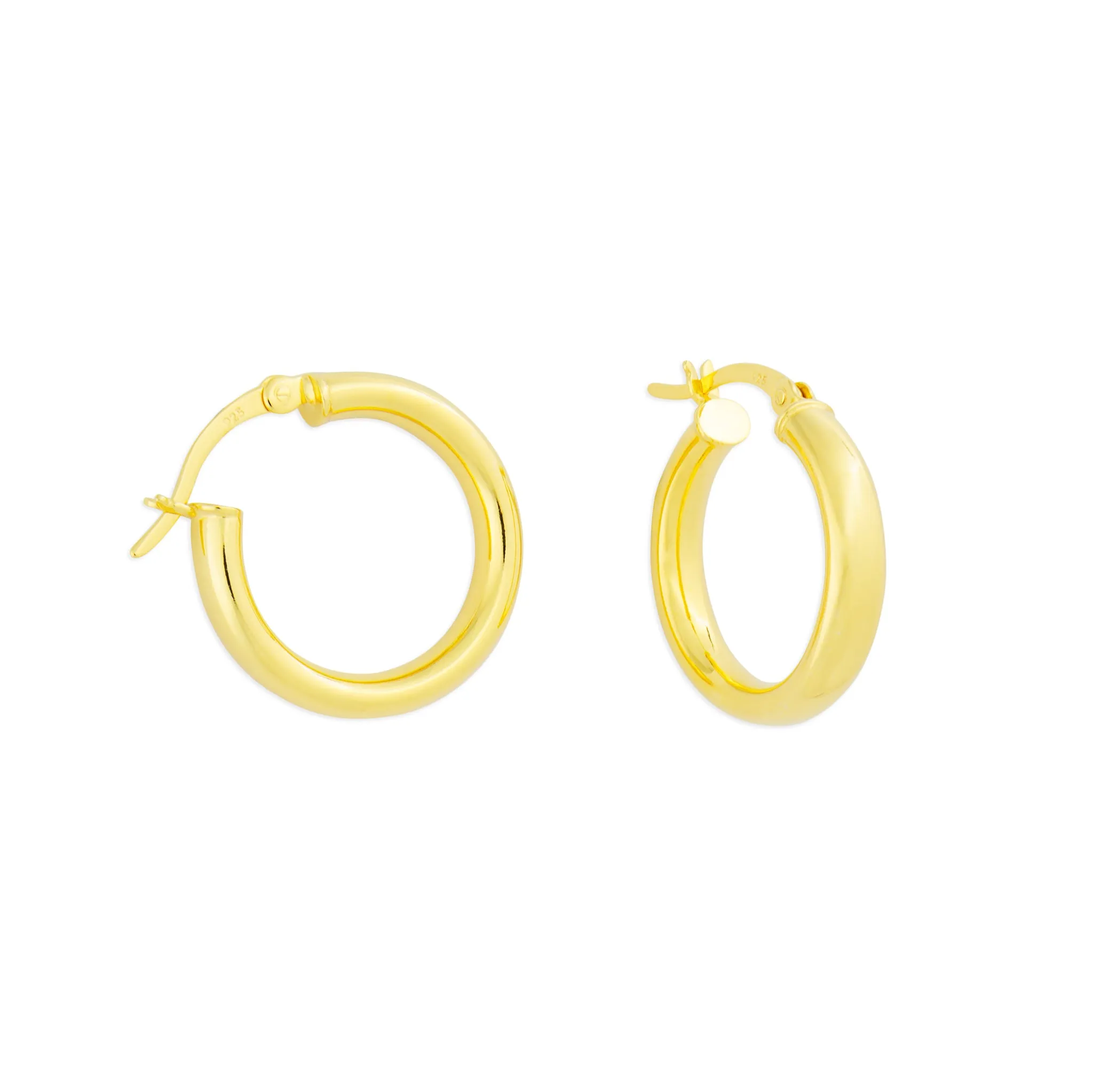 ISLA HOOPS GOLD sold by FYB JEWELRY