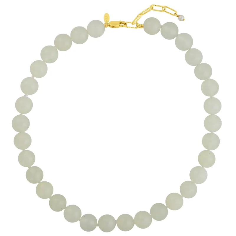 PALOMA NECKLACE LIME JADE sold by FYB JEWELRY