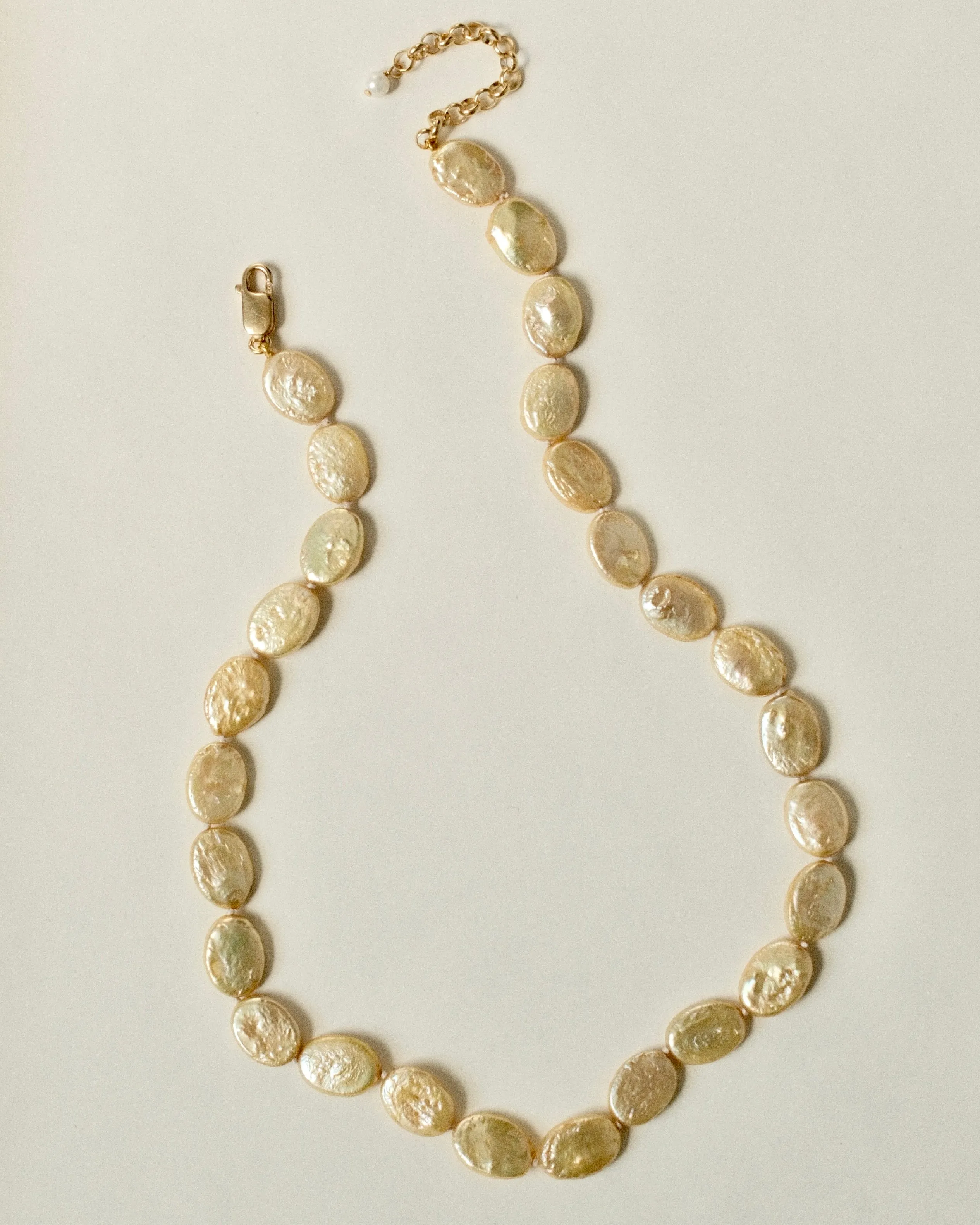 GOLDIE PEARL NECKLACE sold by FYB JEWELRY