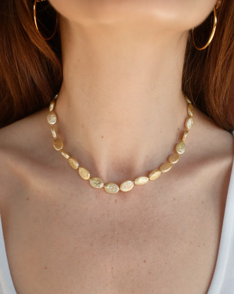 GOLDIE PEARL NECKLACE sold by FYB JEWELRY product image thumbnail 2