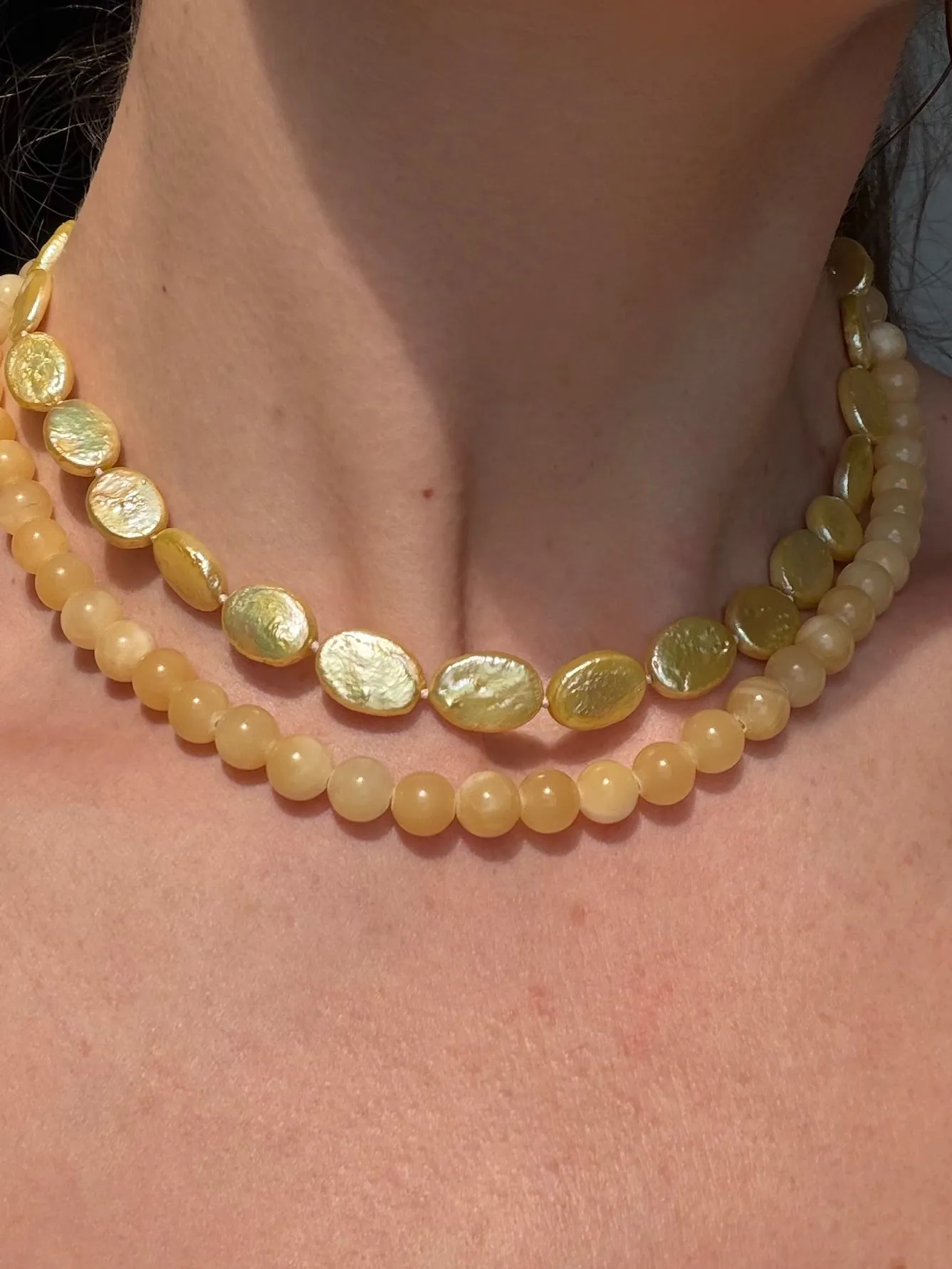 GOLDIE PEARL NECKLACE sold by FYB JEWELRY product image thumbnail 3
