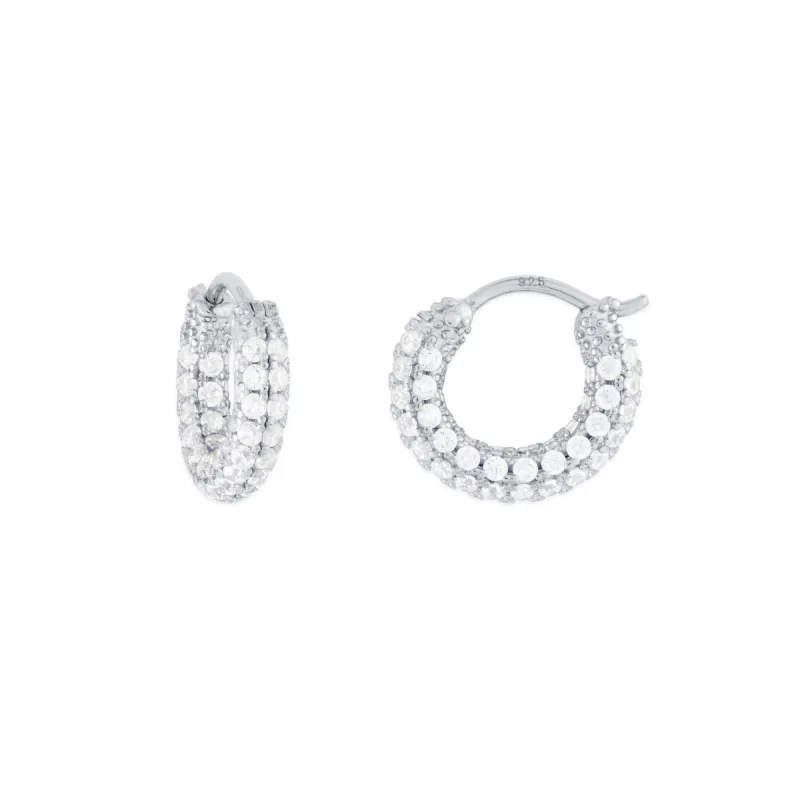 GENI CZ HUGGIES SILVER sold by FYB JEWELRY