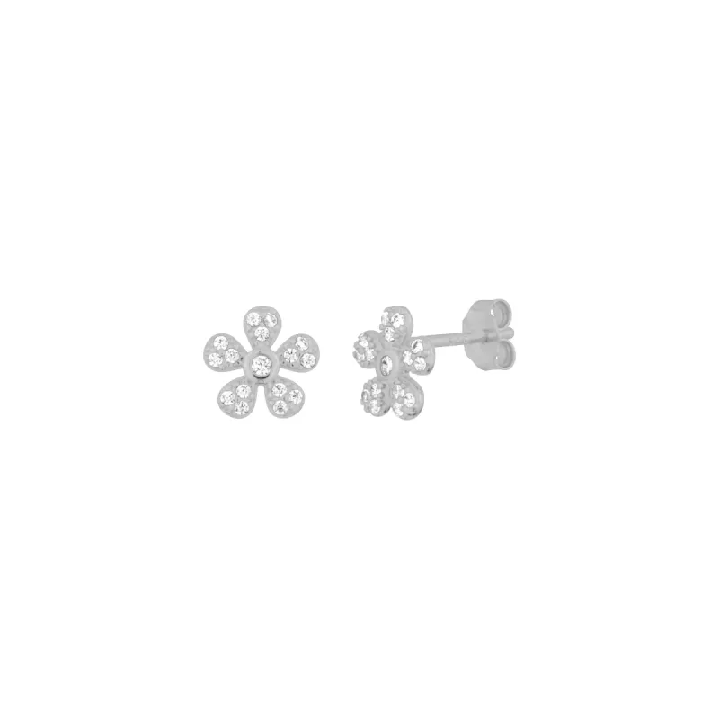 FLOWER STUDS SILVER sold by FYB JEWELRY