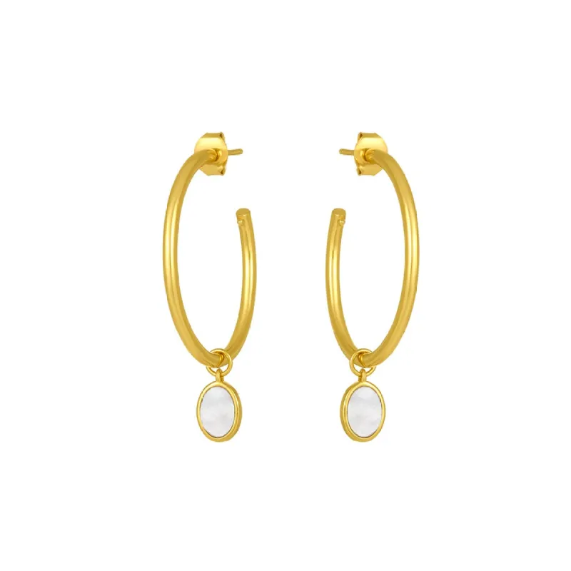 CATALINA HOOPS GOLD sold by FYB JEWELRY