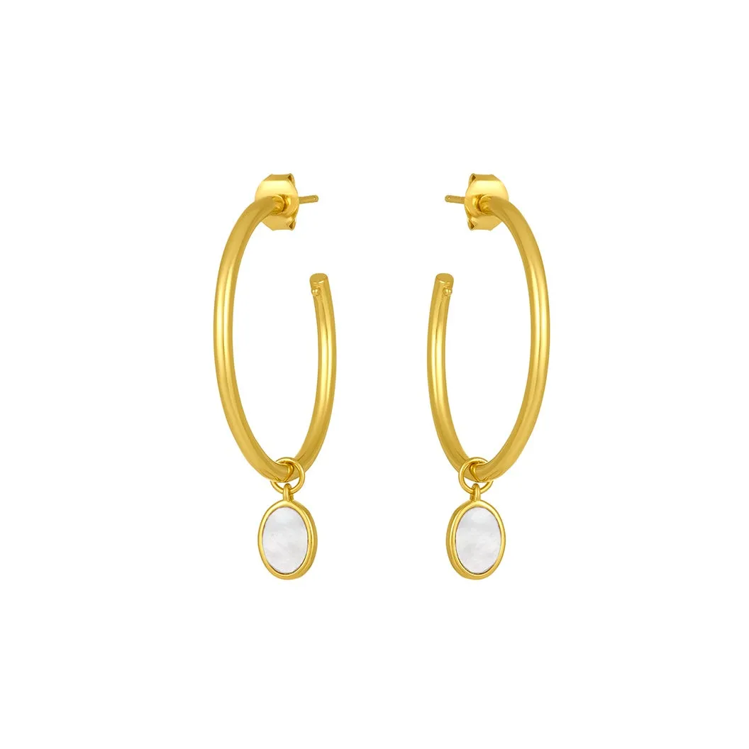 CATALINA HOOPS GOLD sold by FYB JEWELRY